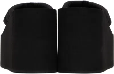 Coperni Women Branded Wedge Sandals In Black