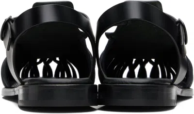 Hereu Black Alaro Sandals In Black
