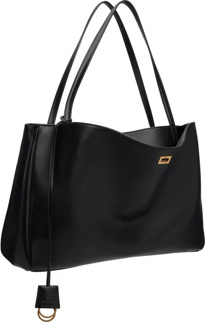 Balenciaga Black Rodeo Tote In Black