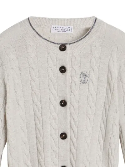 粗绞花针织开衫