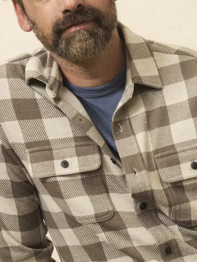 Faherty Legend Sweater Shirt In Green
