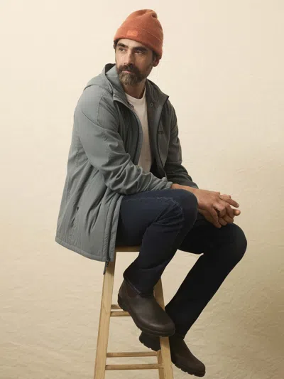 Faherty Shorelite Zephyr Jacket In Gray