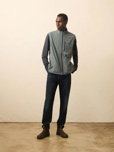 Faherty Shorelite Zephyr Vest In Gray