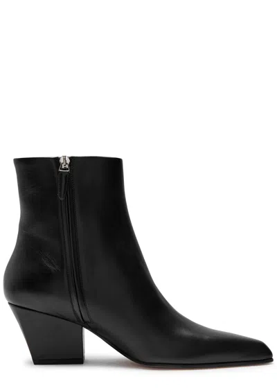 Paris Texas 50mm Bettina Leather Ankle Boots In Black