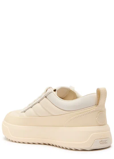 Moncler Canvas Altive Sneakers Rubber Sole In Neutral
