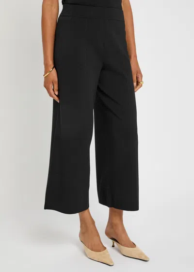 Joseph Stretch-knit Culottes In Black