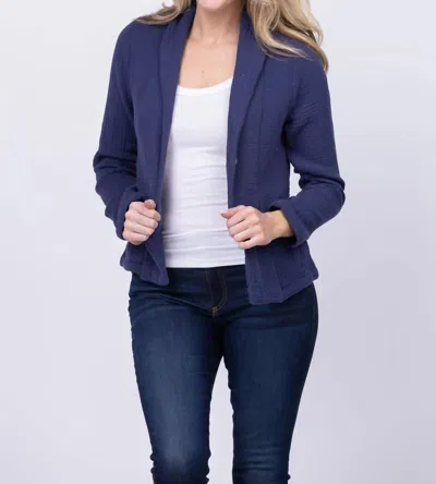 Dylan Blake Blazer In Navy In Blue