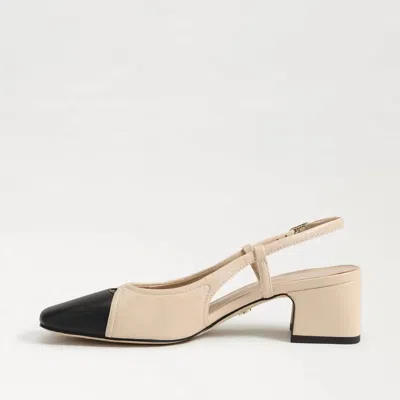 Sam Edelman Women's Tarra Slingback Sandal In Sand/black In Multi