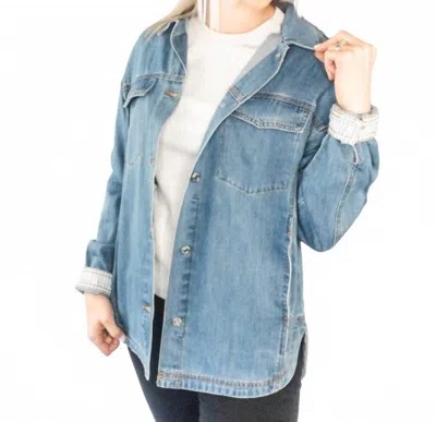 Thread & Supply Miriam Jacket In Drew Wash In Blue