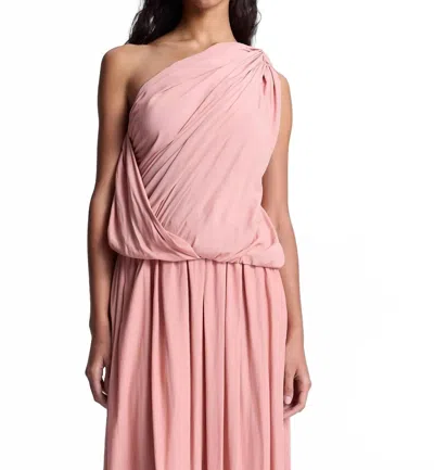 A.l.c Petra Draped One-shoulder Top In Pink