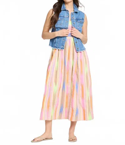 Nic + Zoe Heat Wave Sadie Dress In Pink Multi In Pink