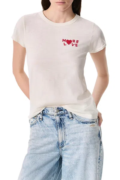 Rag & Bone More Love Cotton Graphic T-shirt In White