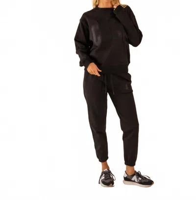 Care Tucker Care Classic Sweatpants In Black In Black