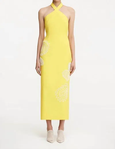Significant Other Carly Midi Dress In Yellow