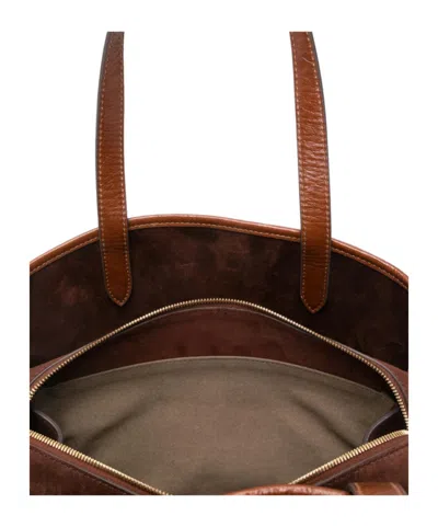 Anya Hindmarch Top Handle Shoulder Bag In Brown