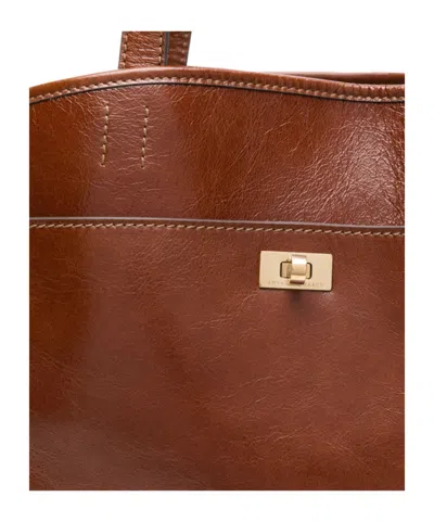 Anya Hindmarch Top Handle Shoulder Bag In Brown