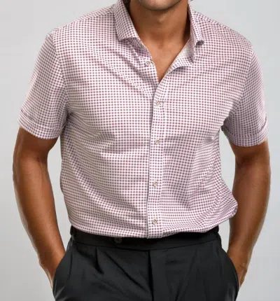 Buki Live Wire Short Sleeve Tech Shirt In Red In Pink
