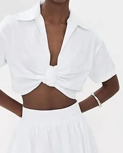 De Loreta Miriam Blouse In White In White