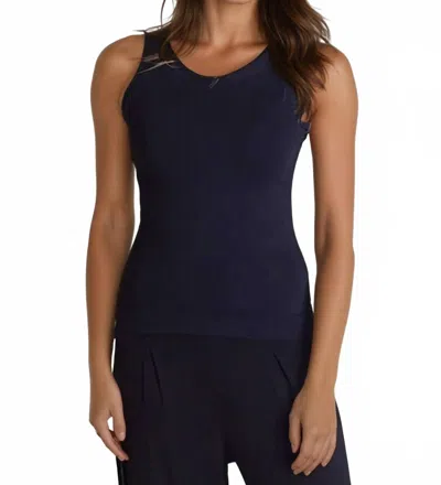 Buki Collagen Camisole In Black In Blue