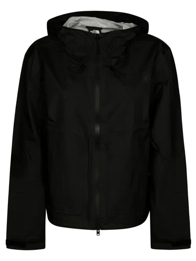 The North Face Packable Lightweight Rain Jacket With Hood In Black