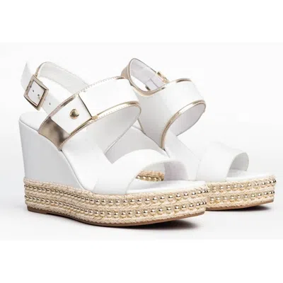 Nerogiardini Women's Sandals In Bianco In Gray