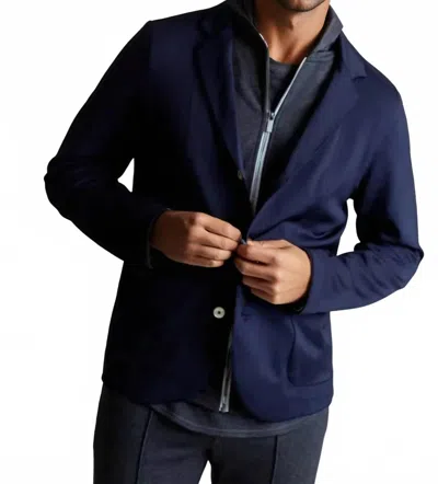 Buki In-flight Stretch Blazer In Navy In Blue