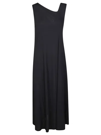 Alpha Studio Asymmetrical Sm Long Dress In Black