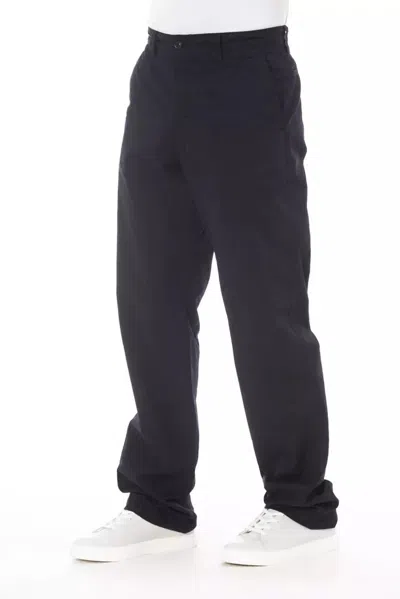 Alpha Studio Blue Cotton Jeans & Pant In Blue