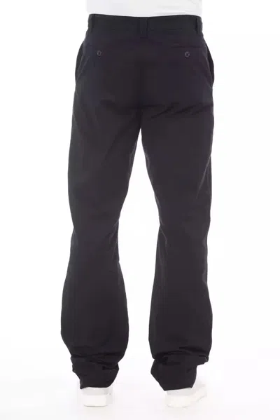 Alpha Studio Blue Cotton Jeans & Pant In Blue