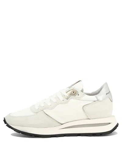 Philippe Model High Top Sneakers Almond Tip In White