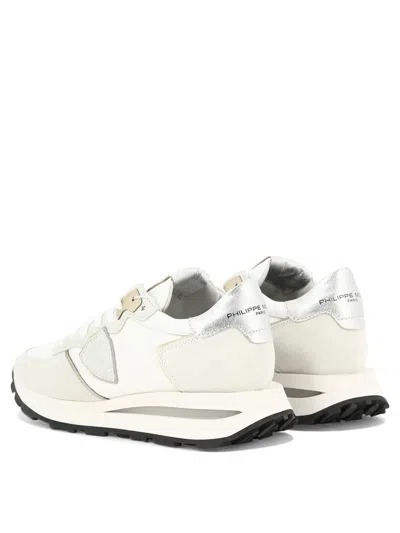 Philippe Model High Top Sneakers Almond Tip In White