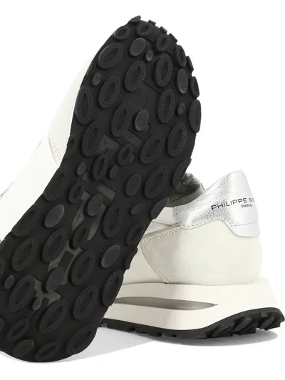 Philippe Model High Top Sneakers Almond Tip In White