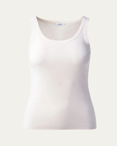 Akris Punto Elements Wool Tank Top In Cream