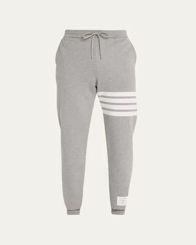 Thom Browne Jogger Trousers 4 Bar In Grey