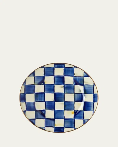 Mackenzie-childs Royal Check Dinner Plate
