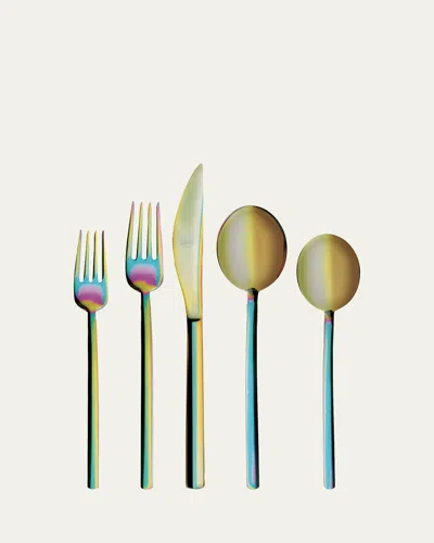 Mepra Due 5-piece Ice Rainbow Cutlery Set