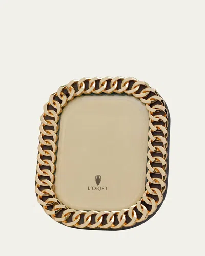 L'objet Cuban Link Metallic Picture Frame