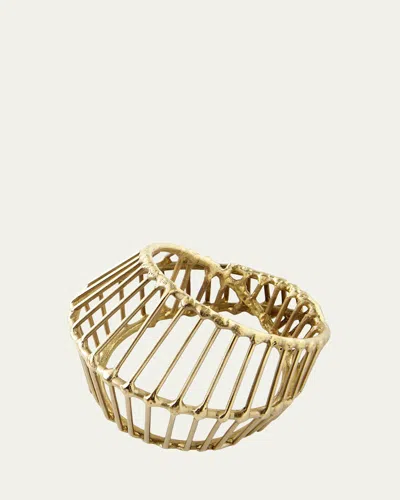 Kim Seybert Cage Napkin Ring In Gold