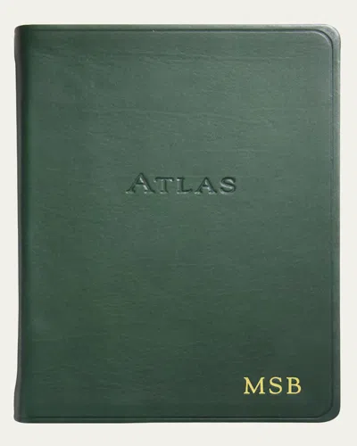 Graphic Image The Traveler's Atlas Book, Personalized In Green