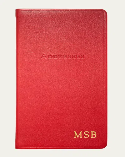 Graphic Image 5" Pocket Address Book In Red