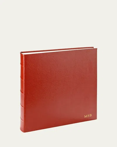 Graphic Image Large Bound Photo Album In Red