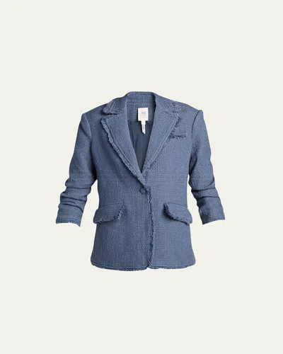 Cinq À Sept Khloe Boucle Blazer In Shadow