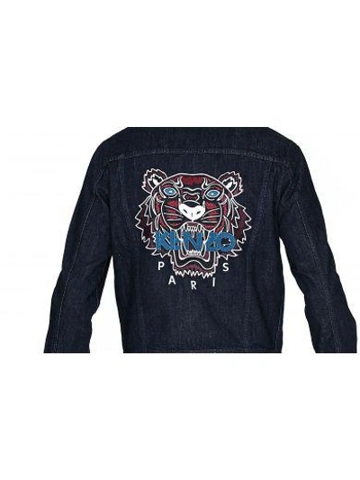 Shop Kenzo Denim Jacket In Blue