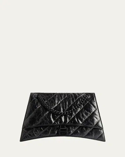 Balenciaga Borsa Crush Media In Black