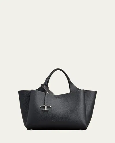 Tod's Leather Mini Bag In Nero