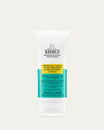 Kiehl's Since 1851 Expertly Clear Moisturizer For Acne Prone Skin With Salicylic Acid 2 oz In White