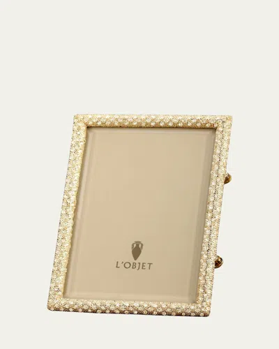 L'objet Pave Gold 4" X 6" Picture Frame
