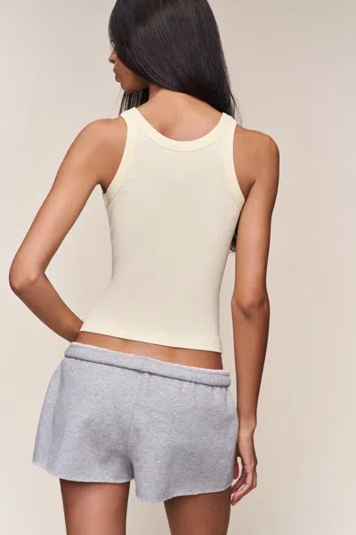 Danielle Guizio Ny Fleece Short In Gray