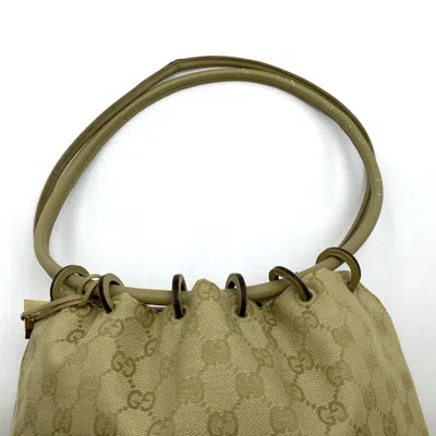 Pre-owned Gucci Gg Canvas Beige Gg Canvas Shoulder Bag ()