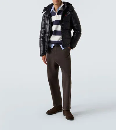 Polo Ralph Lauren El Cap Recycled Nylon Bomber In Black